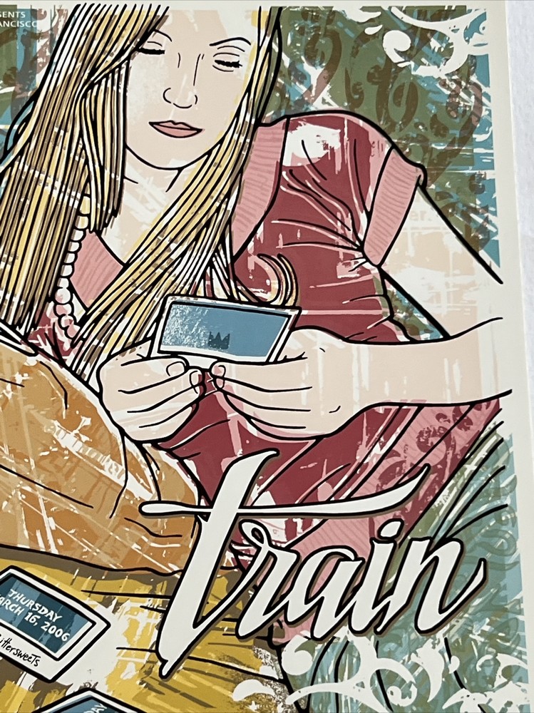 Train Mat Kearney Original Fillmore Concert Poster