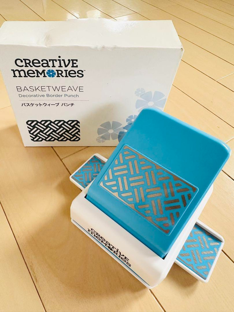 Creative Memories BASKETWEAVE Decorative Border Punch