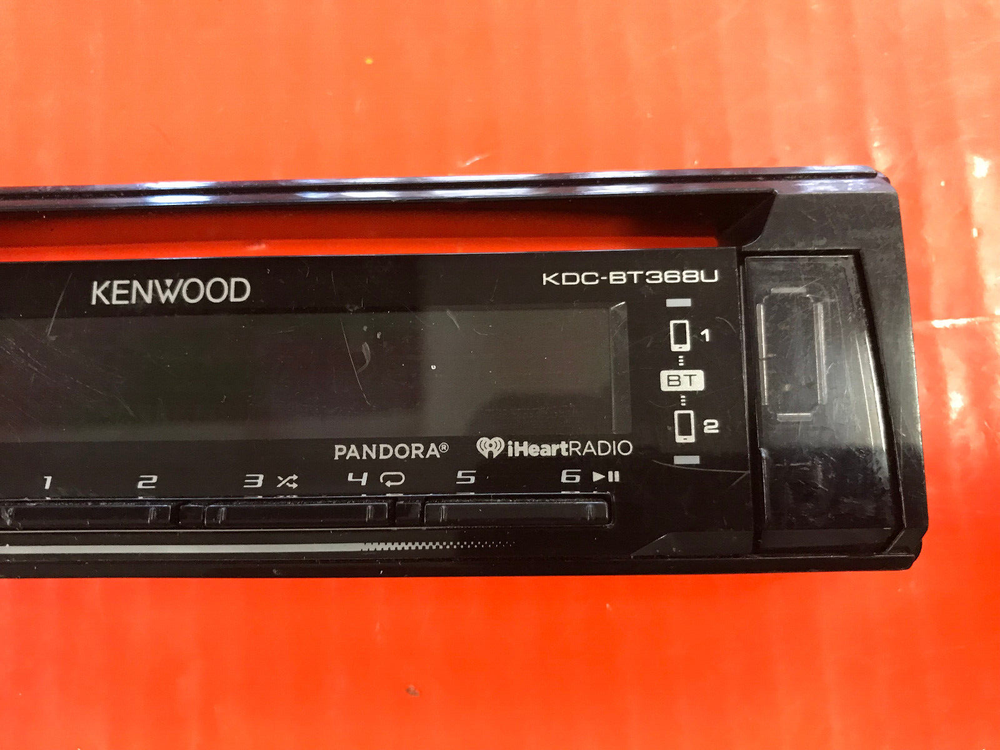 kdc bt368u FACEPLATE tested