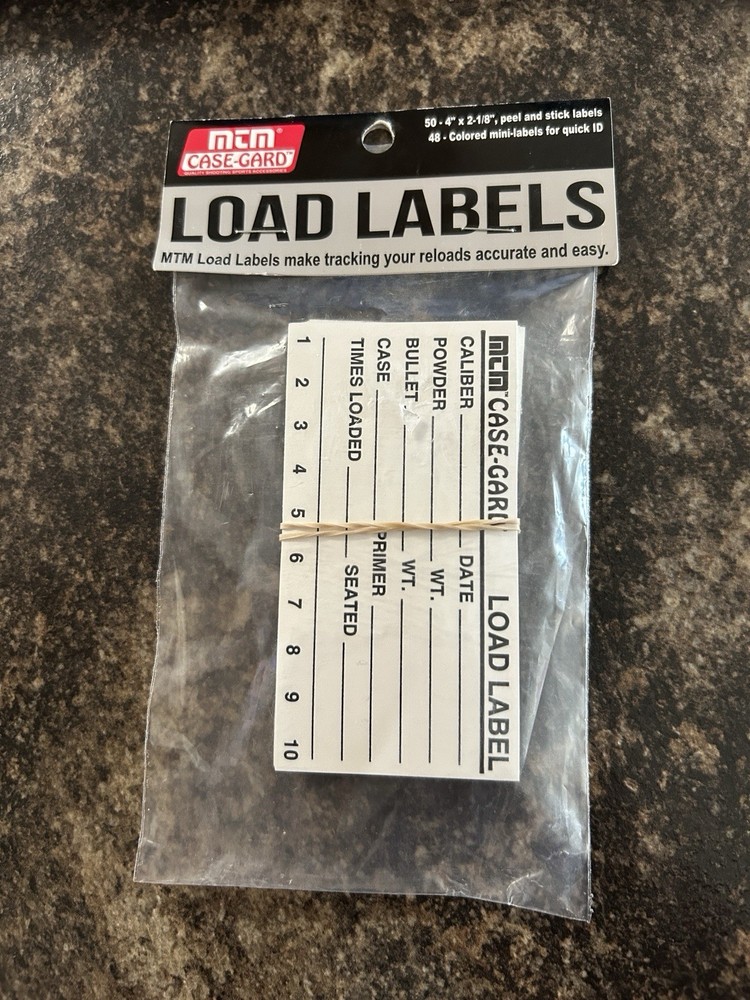 MTM Load Labels Pack of 50