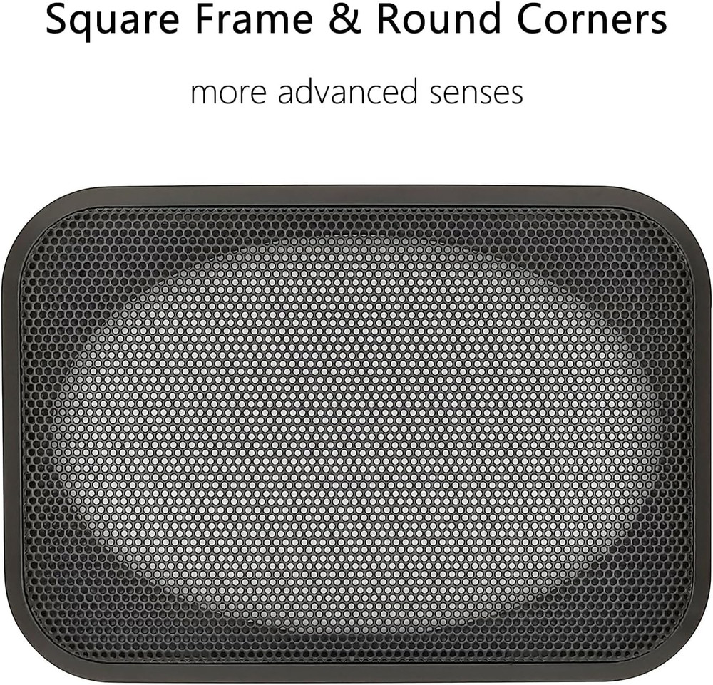 4" X 6" Speaker Grill Covers Car Speaker Subwoofer Guard Protector ABS Plastic