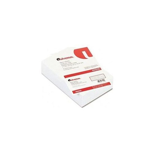 Universal Office Products 46500 Loose Memo Sheets, 4 X6, White, 500 Sheets/pack