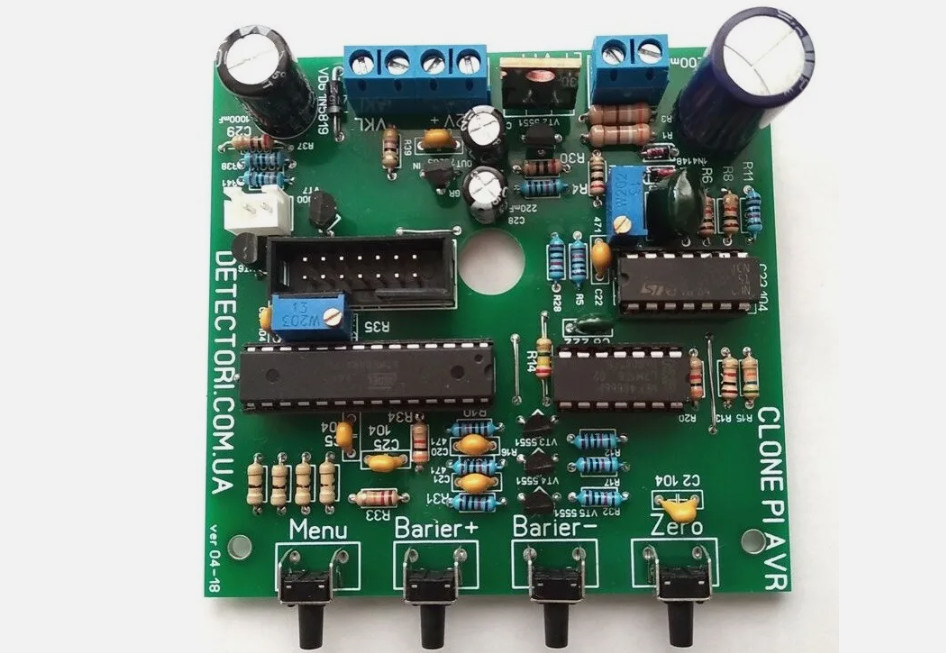 Pulse induction metal detector Clone PI-AVR ready module universal metal detecto