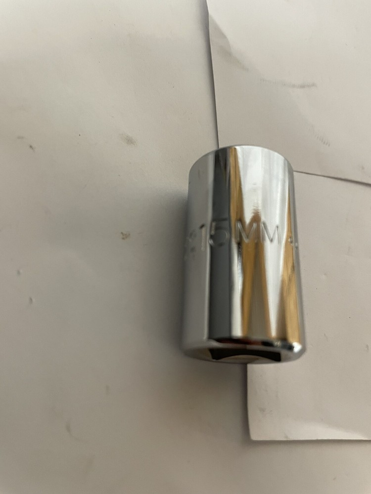 Proto J5415M 15mm 1/2” Drive 12 Point Chrome Socket