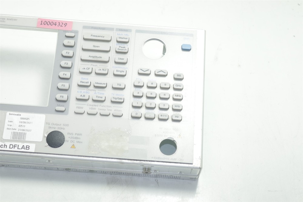 Anritsu MS2661C Spectrum Analyzer 9KHz - 3GHz Front Panel