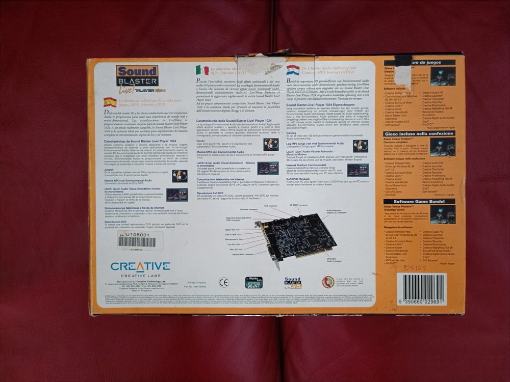 🔴Creative Sound Blaster Live! Player 1024 [Working][Box]