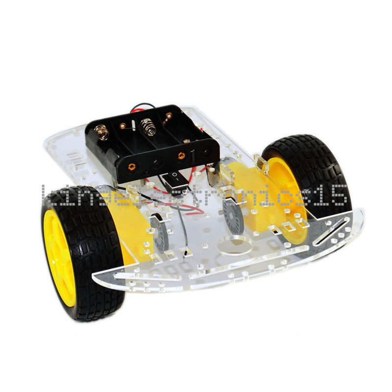 2WD Smart Robot Car Chassis Kit/Speed encoder Battery 2 motor 1:48 for Arduino