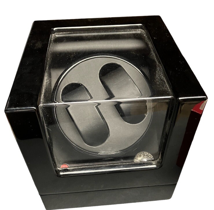 NEWTRY AUTOMATIC QUIET DOUBLE WATCH WINDER 5 WINDING MODES TESTED WORKS