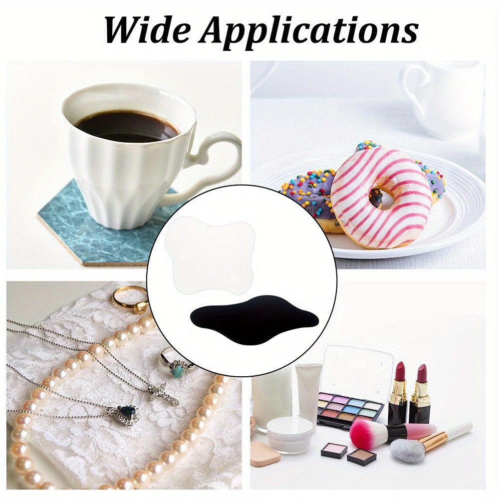 1set 2pcs Acrylic Cup Coasters 2 colors Ins Irregular Coaster Clear Cloud Shape