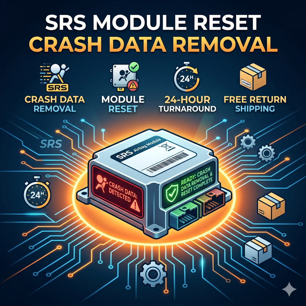 CRASH DATA RESET FOR DODGE RAM SRS RESTRAINT MODULE – PROFESSIONAL SERVICE