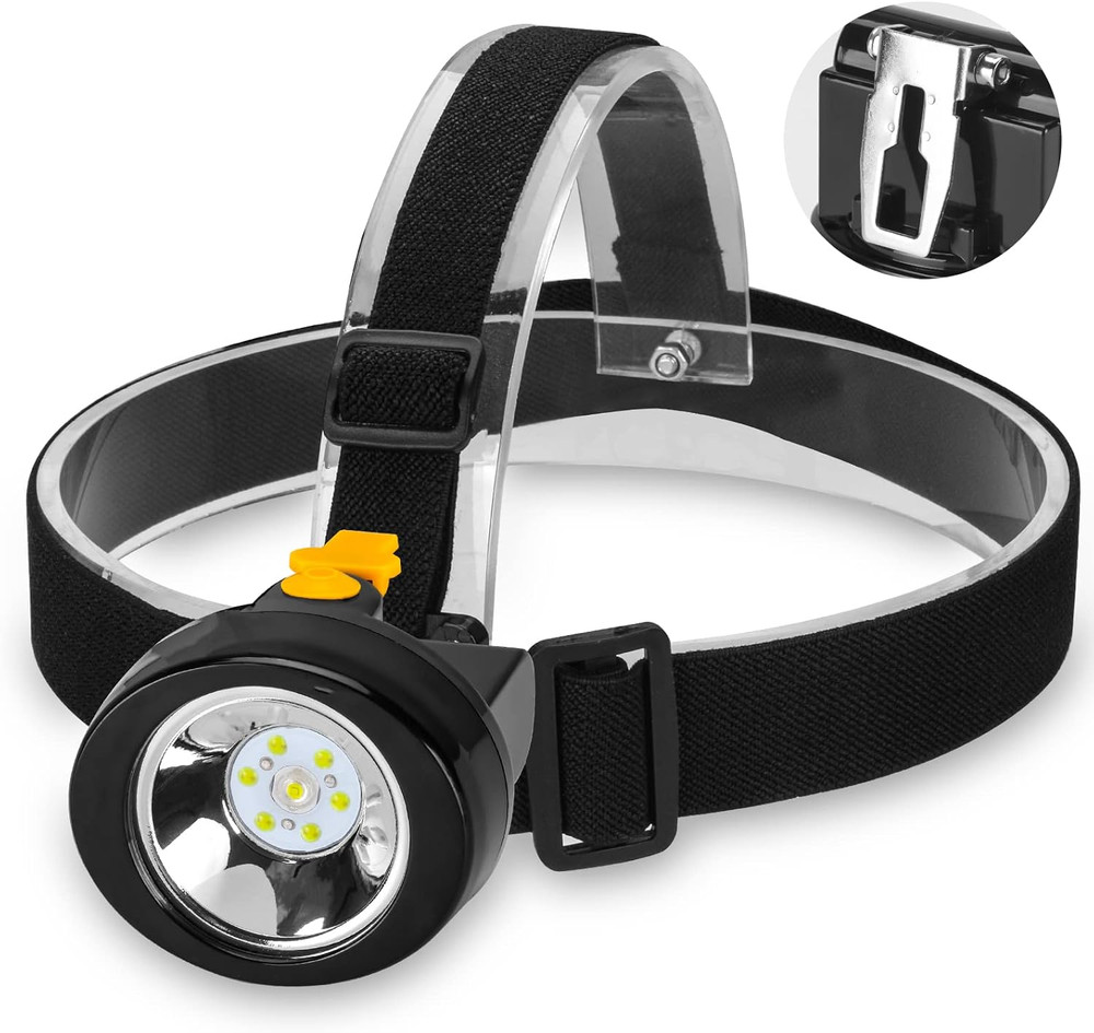 Rechargeable LED Mining Headlamp, Waterproof & Explosion-Proof Miner Light, High
