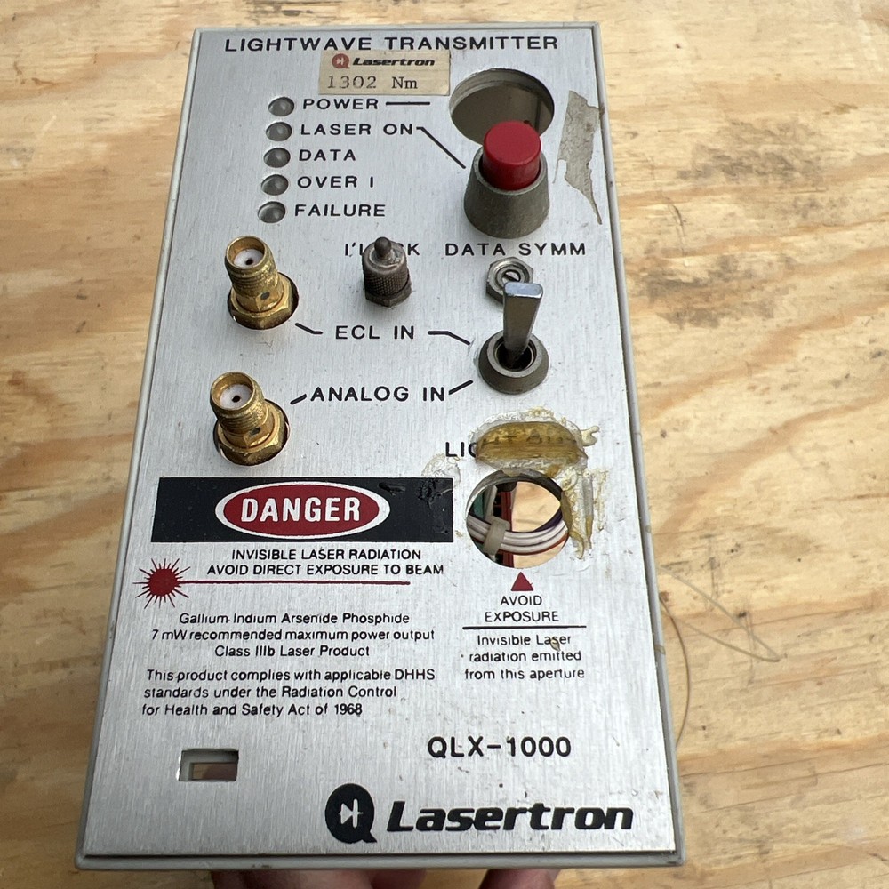 Lasertron QLX-1000 Lightwave Transmitter Tektronix