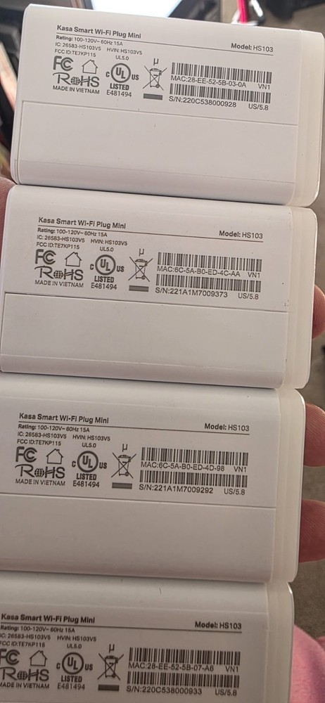 TP-LINK HS103 Kasa Smart Wi-Fi Plug Lite