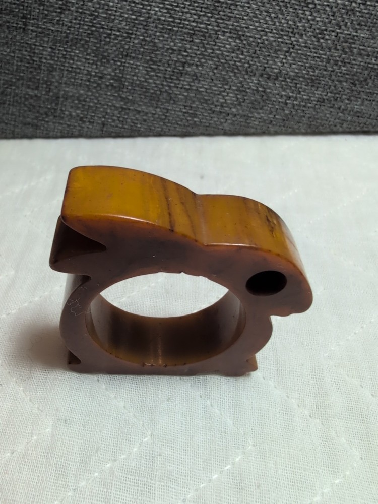 Bakelite Rabbit Napkin Ring