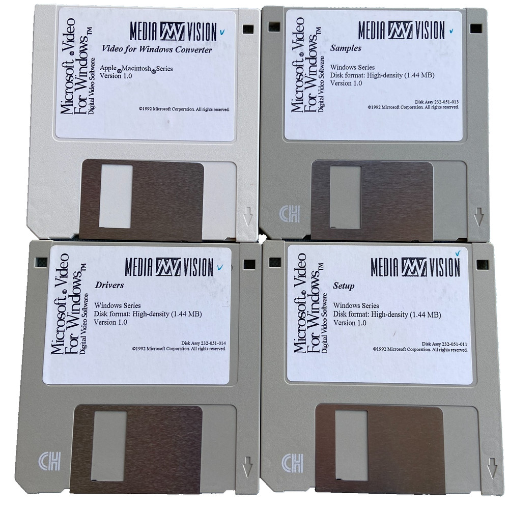 Computer Software Media Vision Sound Video Microsoft Windows Converter Ver 1.0 1