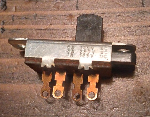 Single Pole Three Position Slide Switch SP3T/SP3P On-On-On S5-31 Stackpole