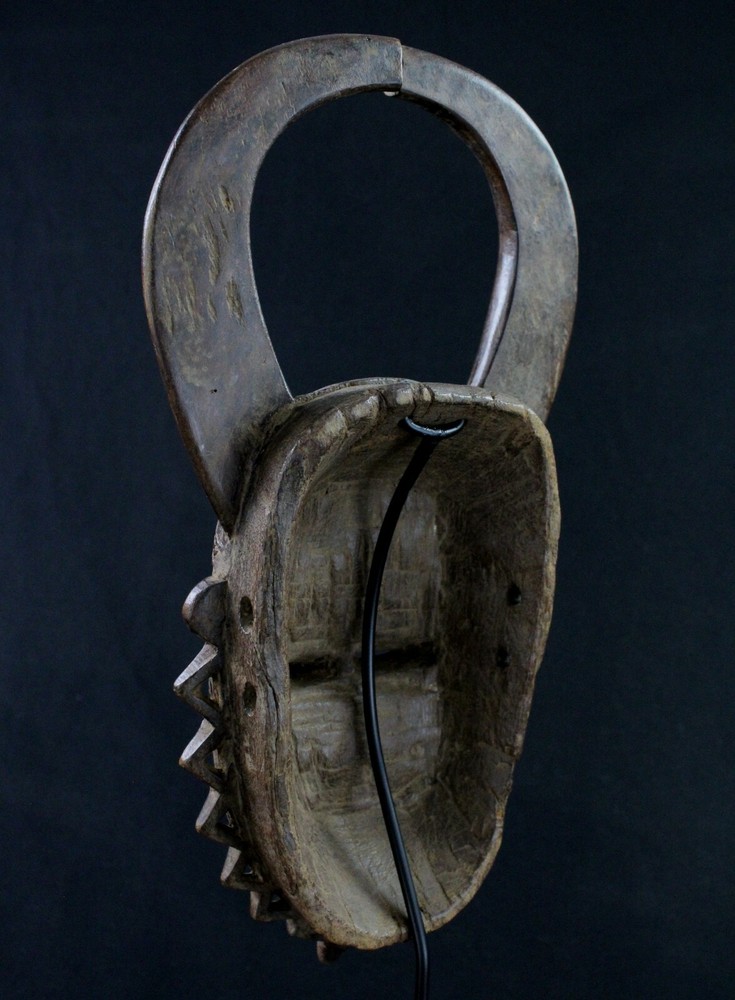 African Art Baoulé Mask With Custom Base - 37 Cms