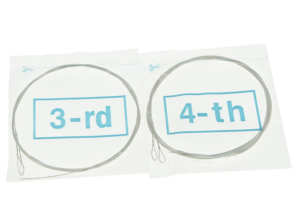 5 Sets Plated Steel Mandolin Strings Coated Copper Alloy Wound String