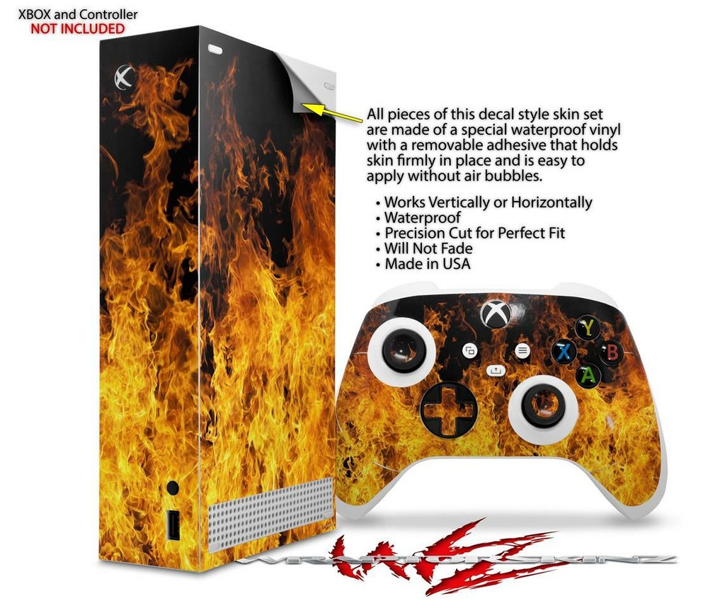 Skins XBOX Series S Console Controller Open Fire