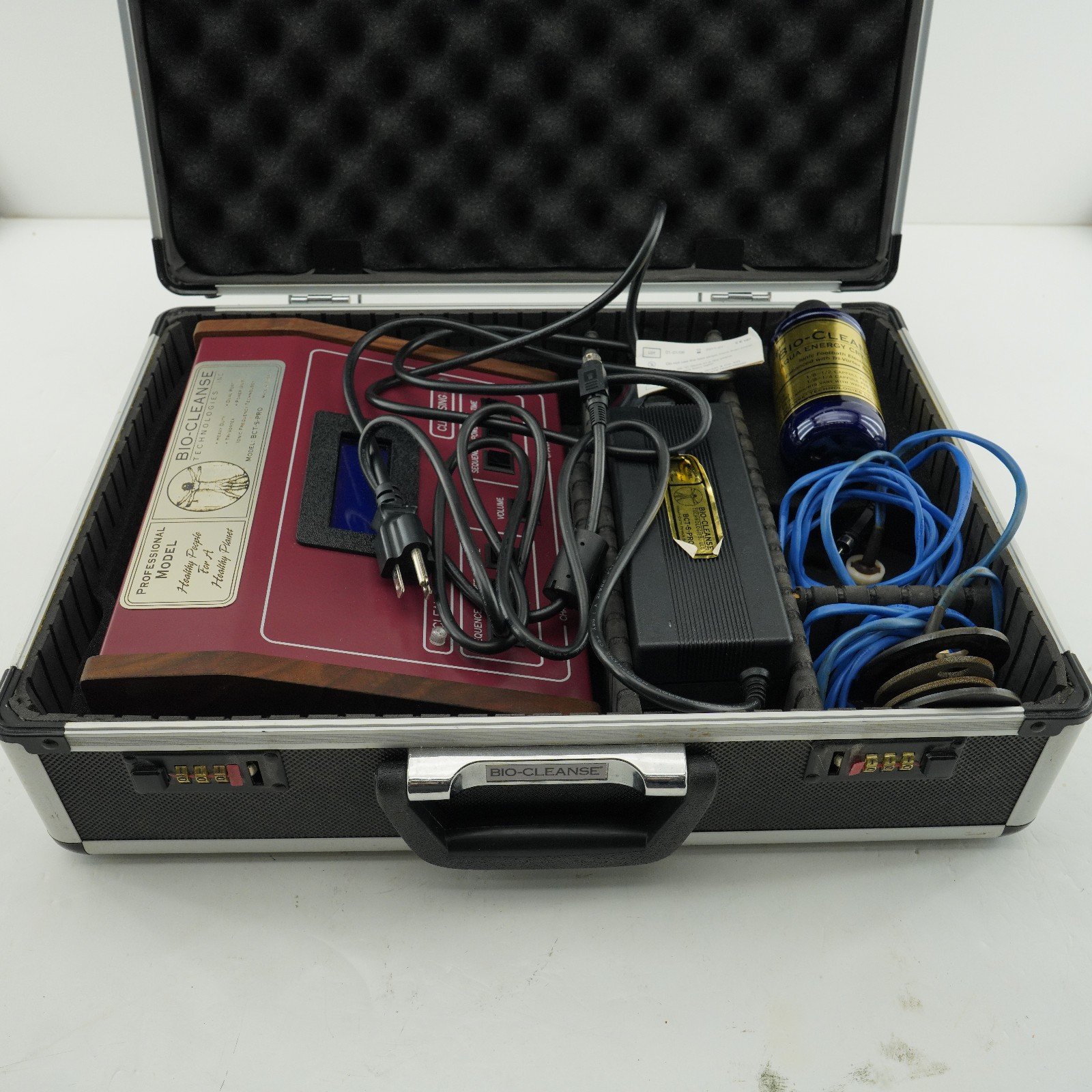 Bio Cleanse Tech Professional Foot Bath Detox Kit RARE detoxification