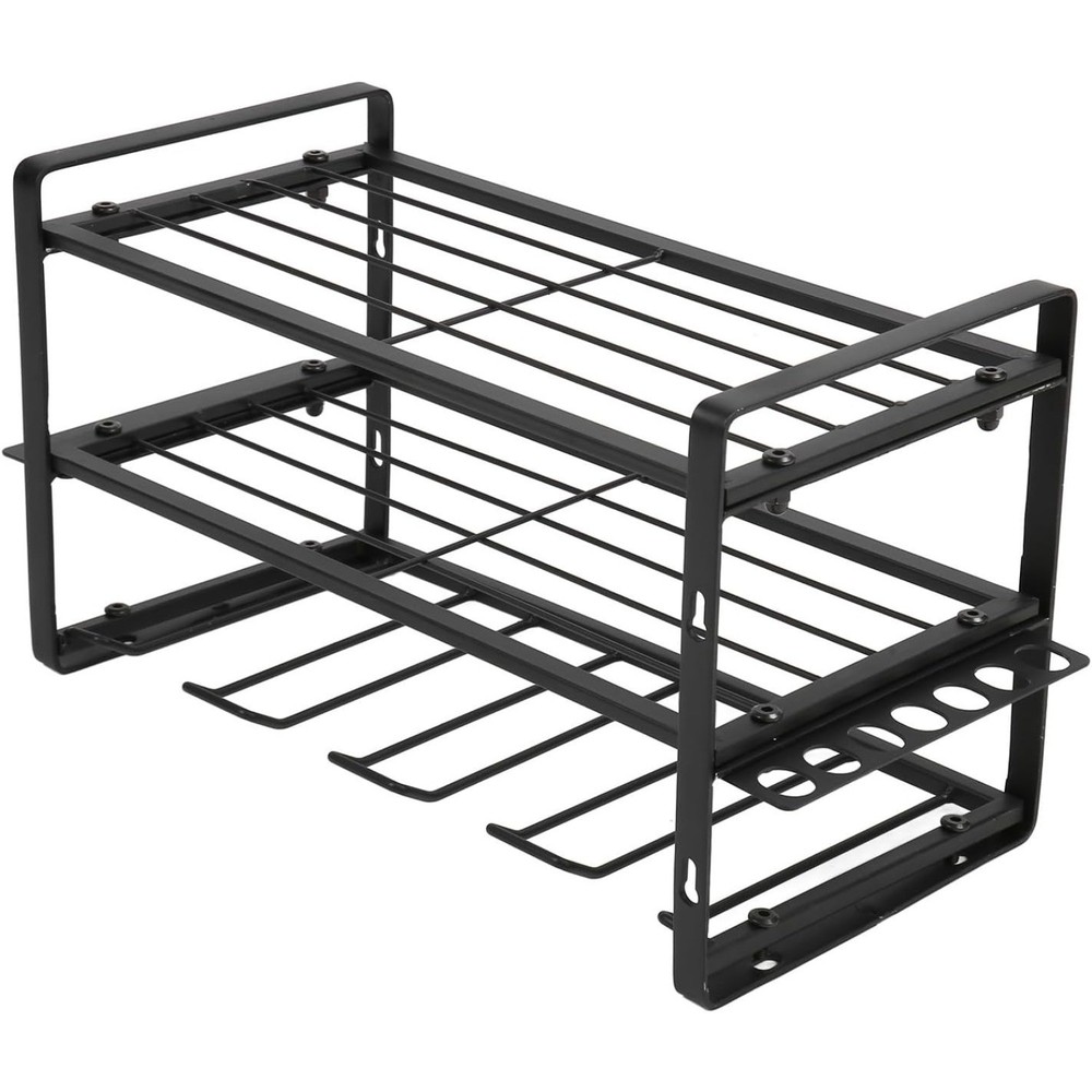 3-layer 4-slot storage rack - Wall-mounted tool storage rack