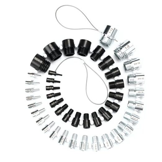Thread Checker Nut and Bolt Thread Checker 24 Inch & 21 Metric-45 Thread Gauges