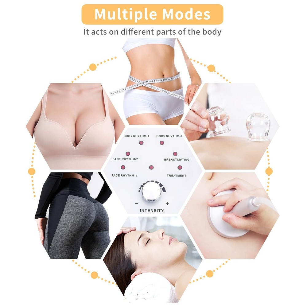Yofuly Vacuum Therapy Machine, Multifunctional Vacuum Therapy Cupping Machine...