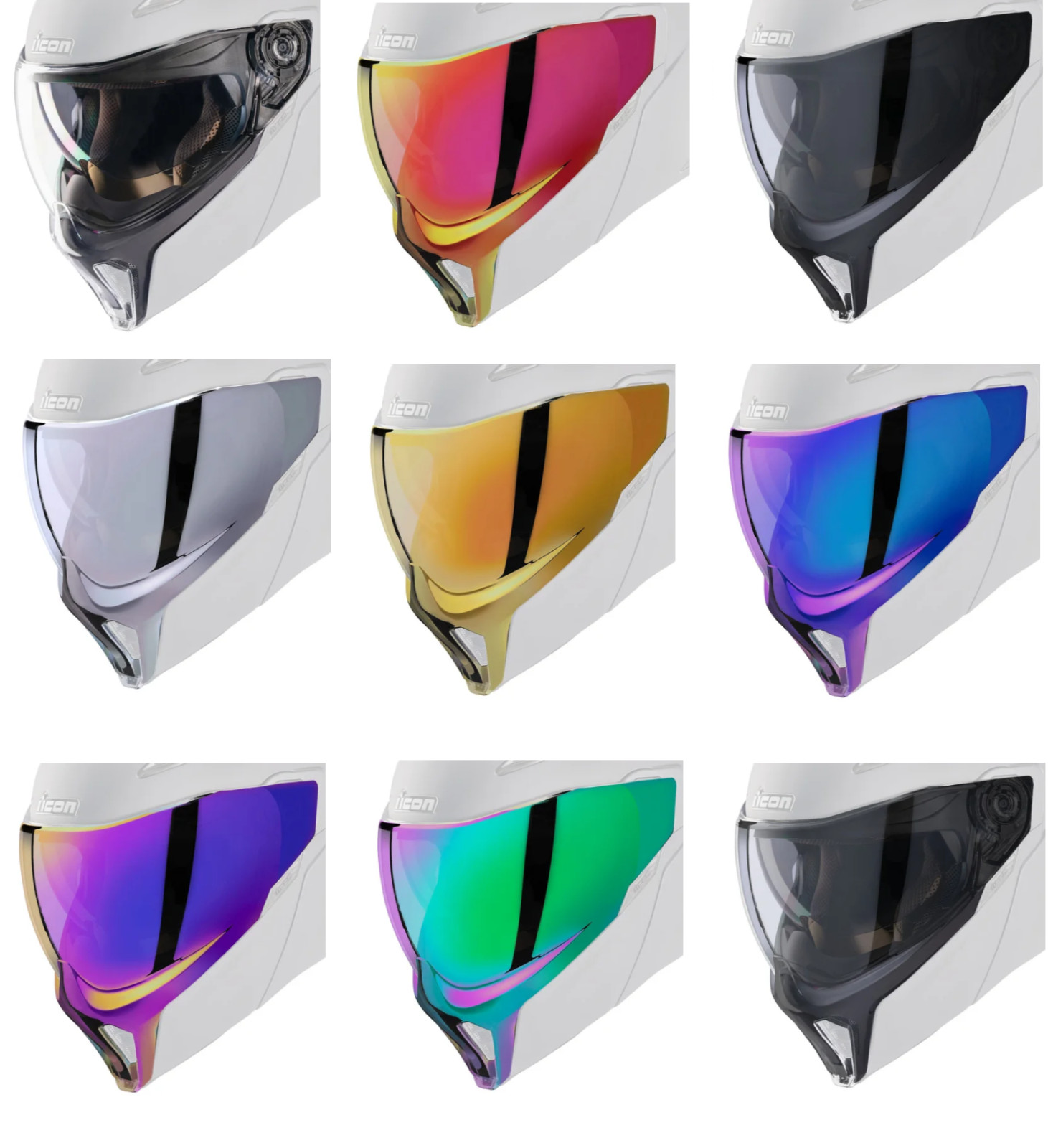 Icon Threshold Replacement Shield for Icon Threshold Modular Helmets