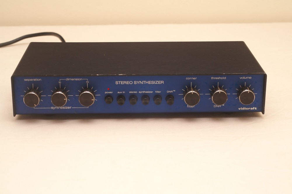 Vidicraft Stereo Synthesizer Audio Effect Unit Filter TESTED WORKING