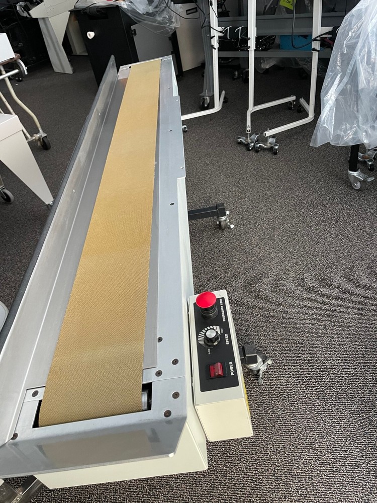 72" Adjustable Height Sequencing Collection Conveyor, 2 sides TILT capability