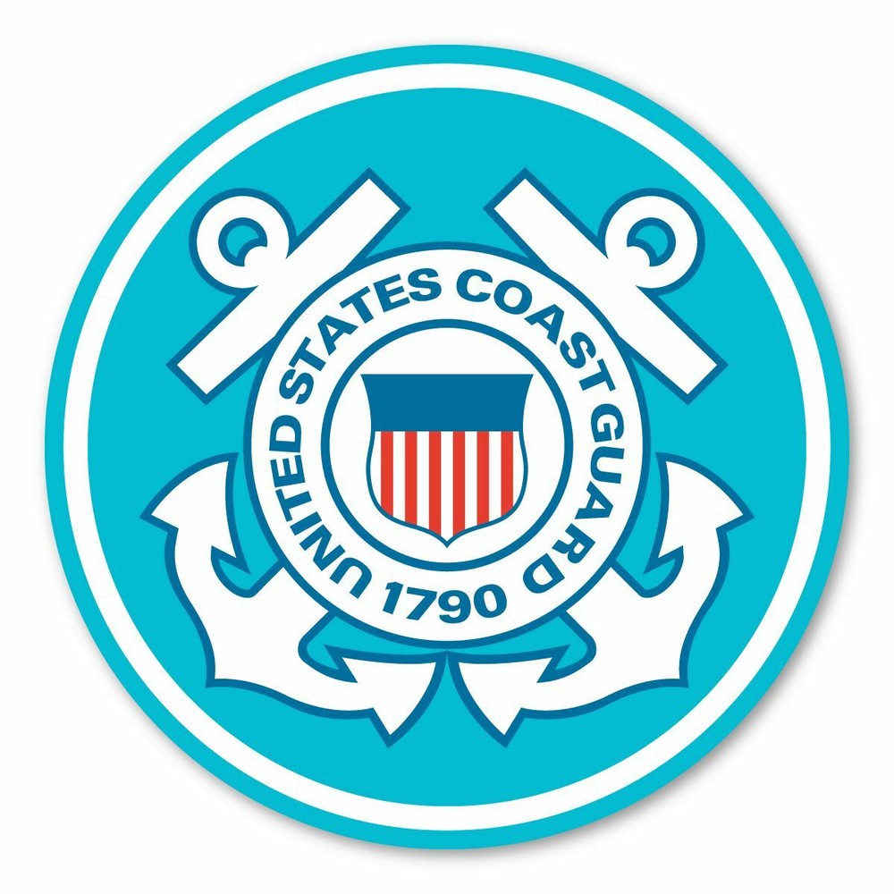 Coast Guard Large Seal Sticker