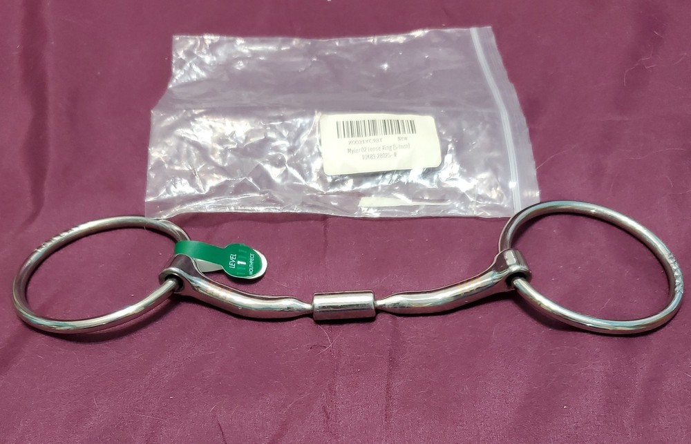 REDUCED!! NWT Myler 5-Inch Loose Ring Snaffle Bit, $75.00