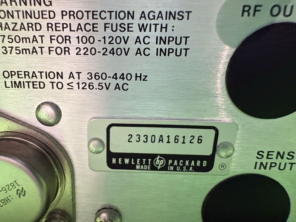 HEWLETT PACKARD 436A POWER METER