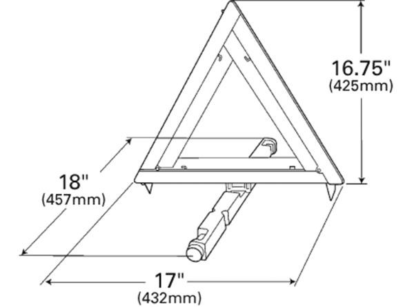 Grote Safety Triangle - Triangle Warning Kit, Triangle Warning Kit | Premium Kit