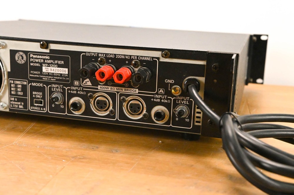 Ramsa WP-1200 2-Channel Power Amplifier CG01Y1G