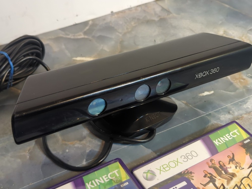 Microsoft Xbox 360 Kinect Sensor + Disneyland & Adventures Game Bundle