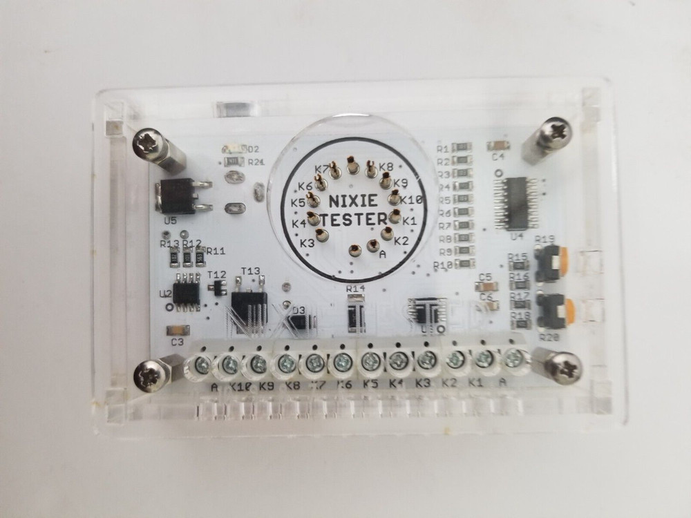 Retro Nixie Tester assembled by Retrotime Nixie Tubes