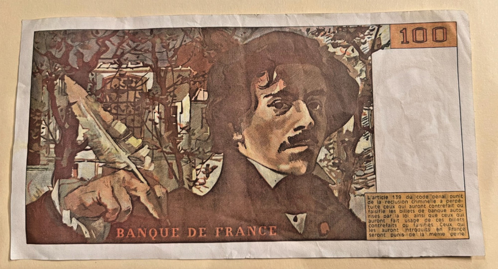 100 Francs 1990 France