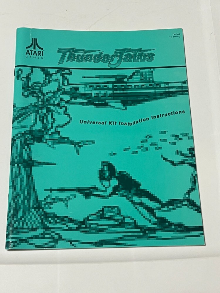 1990 ATARI THUNDER JAWS KIT INSTALLATION MANUAL