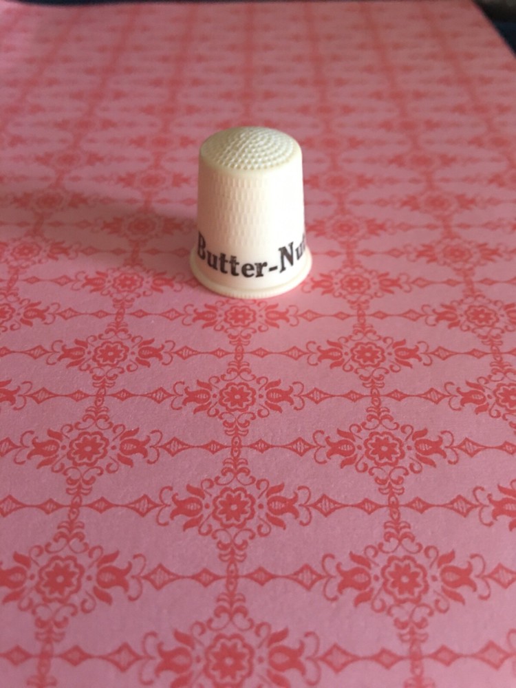 Vintage Advertising THIMBLE***Butter-Nut COFFEE***Plastic