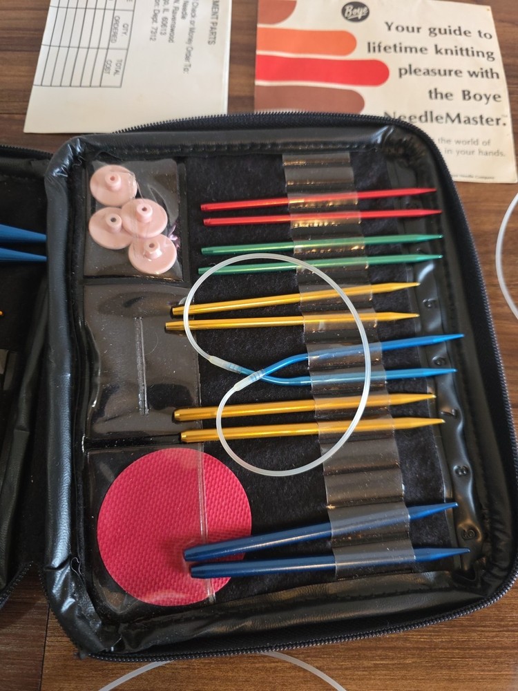 The Boye Needle Master Knitting Needle Crochet Interchangeable Lot