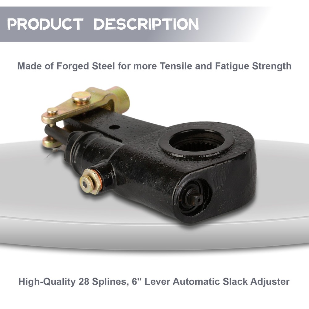 R801074 Automatic Slack Adjuster 1.5" Diameter,28 Spline Teeth 6"Replace Meritor