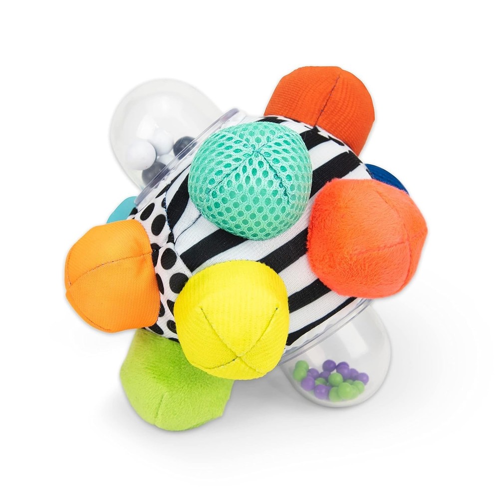 Bright Multi-Textured Bumpy Ball - Ideal for Motor Skill Development in Babies
