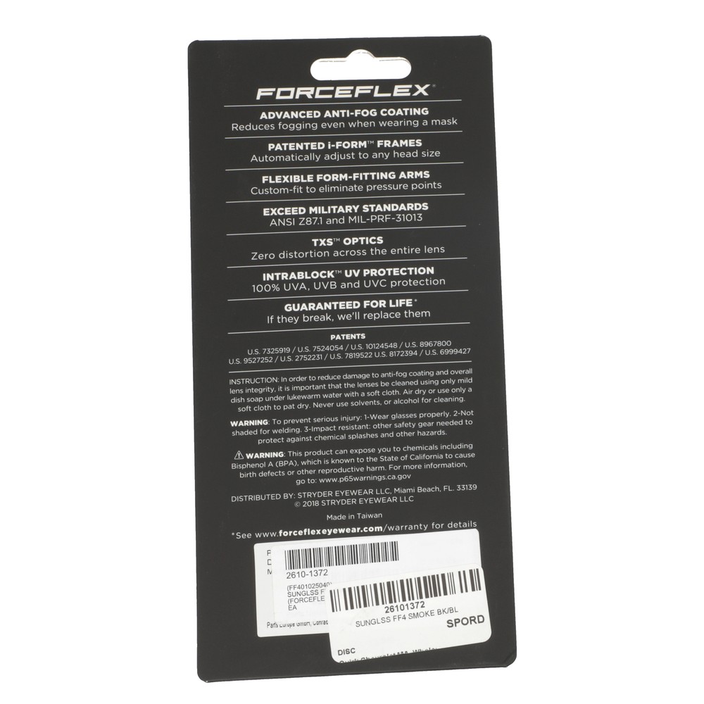 Forceflex FF4 Black/Blue Sunglasses