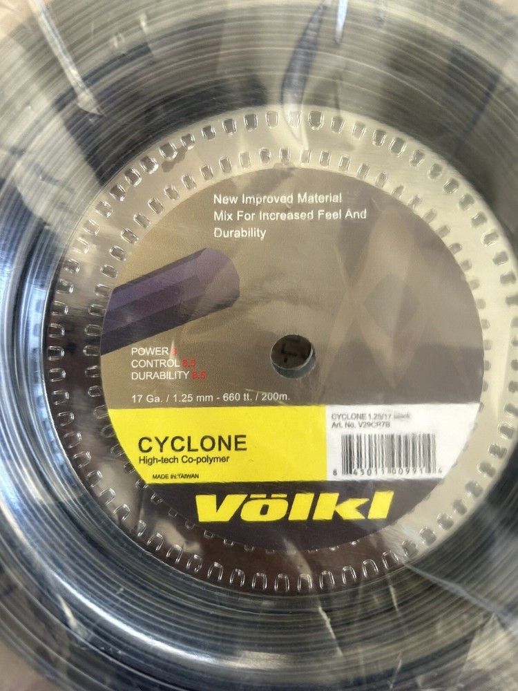 Volkl Cyclone 125 200m Tennis Racket String