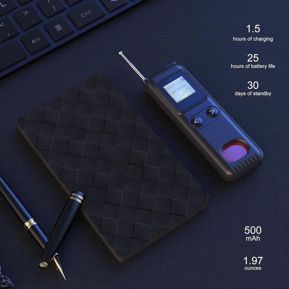 Hidden Camera Detectors, 2024 Professional Camera Detector, Bug Detector, GPS Tr