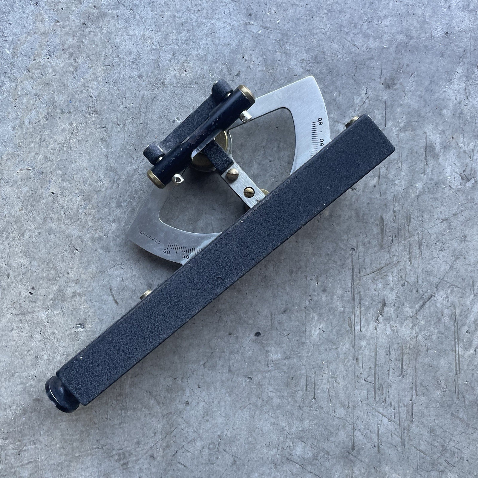 Vintage Keuffel & Esser (K&E) Abney Level Clinometer –With Original Leather Case