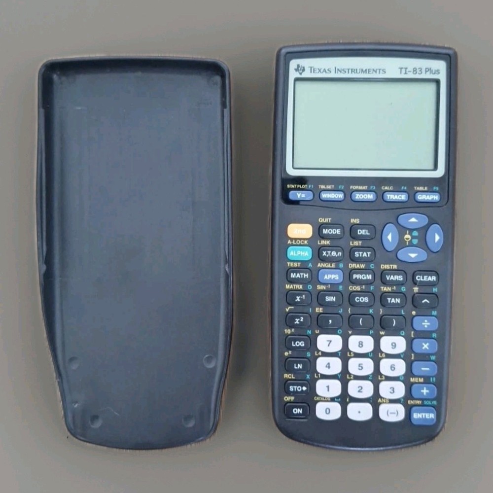 Texas Instruments TI-83 Plus Graphing Calculator with Cover