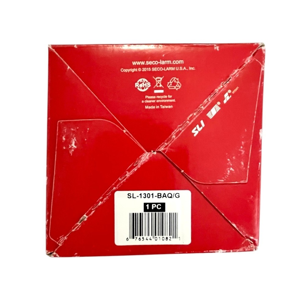 Enforcer Seco-Larm SL-1301-BAQ RED LED Strobe Light / Siren Programmable Pattern