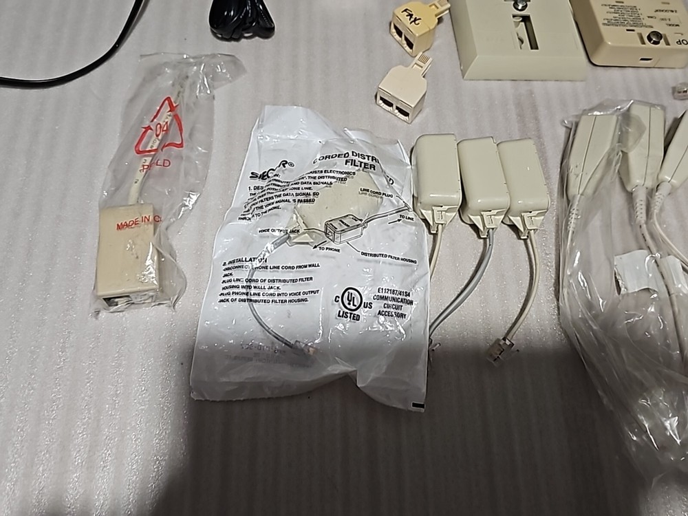 DSL Filter and cables lot - 2WIRE Pace Siecor Excelsus